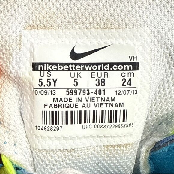 Nike Shoes Womens Size 7 Dual Fusion Run 2 Blue Pink Athletic Sneaker 599793-401 - Picture 9 of 9